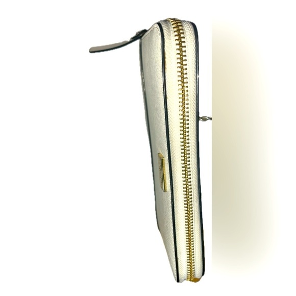 Kate Spade New York Neda Laurel Way Zip Around Wallet WLRU2670 Cement/Pumice - Picture 3 of 14